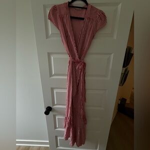 XIX Palms Striped Dress